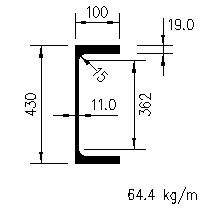 430x100x64